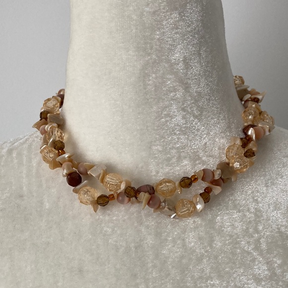 Twisted Beaded Necklace - Picture 1 of 6